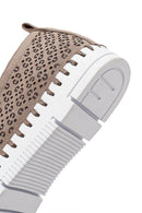 Women's Mink Pattern Fabric Comfort Shoes | Derimod