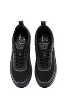 ACBC x Derimod Men's Black Lace-Up Sneakers | Derimod