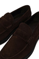 Erkek Kahverengi Süet Deri Casual Loafer | Derimod