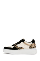 Alberto Guardiani Women's Black Chain Leather Sneaker | Derimod