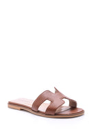 Women's Leather Slippers | Derimod