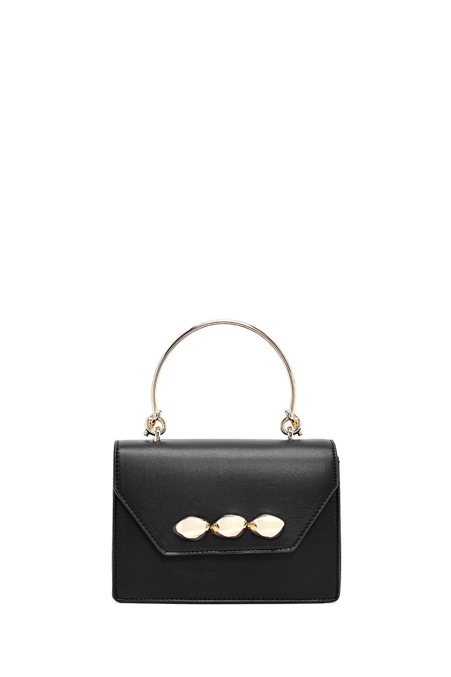 Women's Black Long Strap Mini Classic Handbag