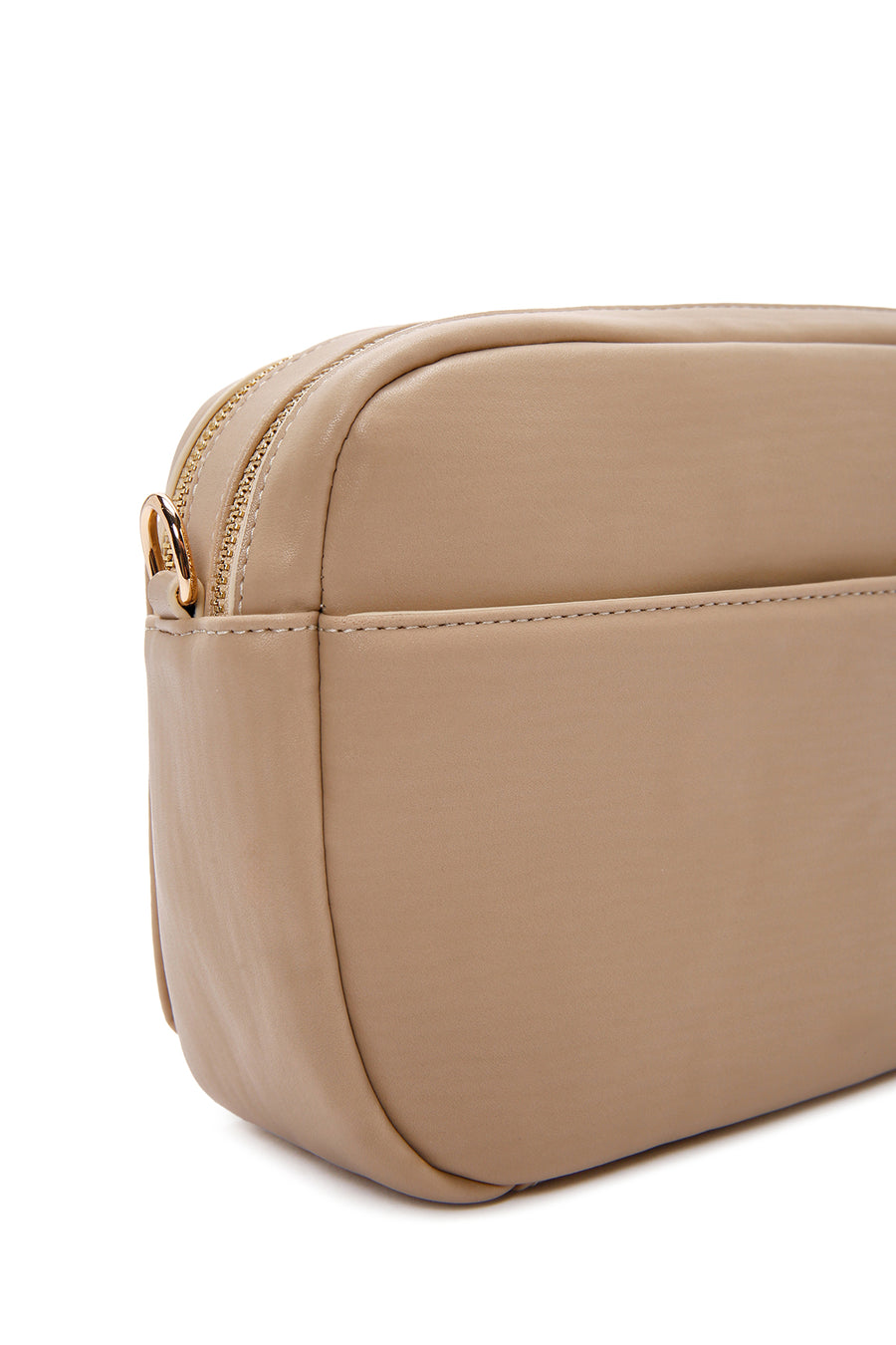 Women's Cream Long Strap Crossbody Bag
