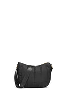 Geox Women's Black Traveggy Fabric Crossbody Bag | Derimod
