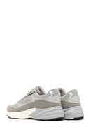 Women's Gray Lace-Up Thick-Soled Sneaker | Derimod