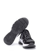 Erkek Süet Detaylı Deri Sneaker | Derimod