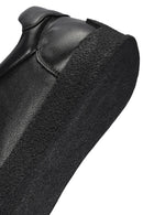 Men's Black Lace-up Leather Sneaker | Derimod