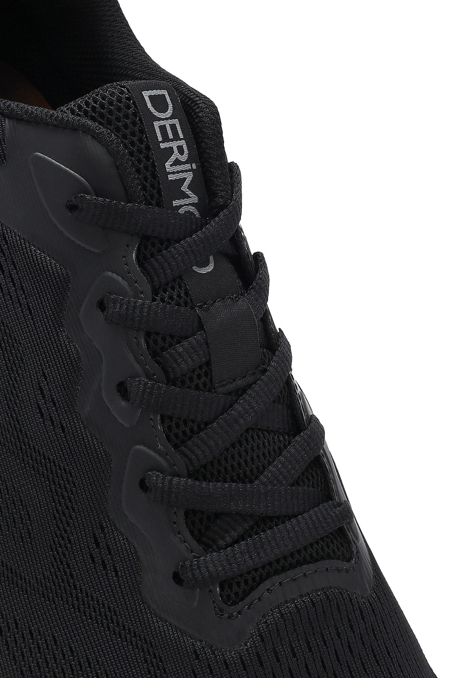 Erkek Siyah Bağcıklı Kalın Tabanlı Sneaker