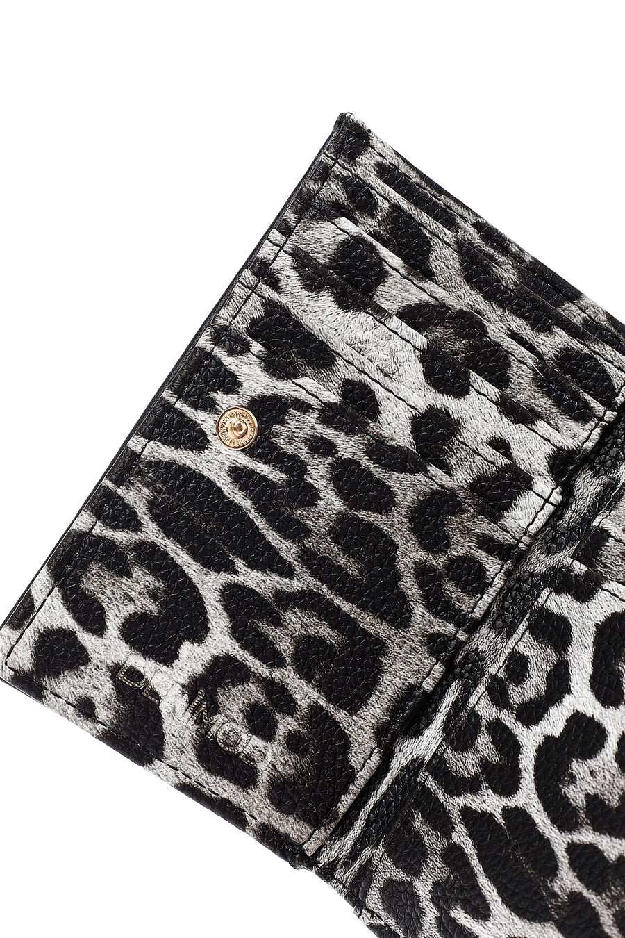 Women's Black Leopard Wallet
