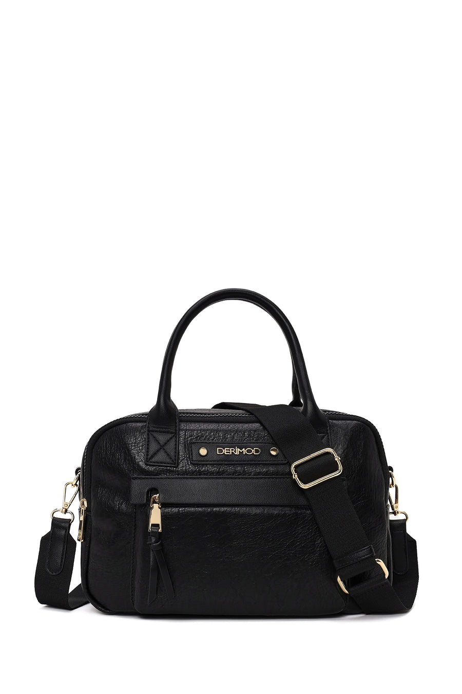 Woman Black Long-Strap Casual Shoulder Bag WB150024SV | Derimod