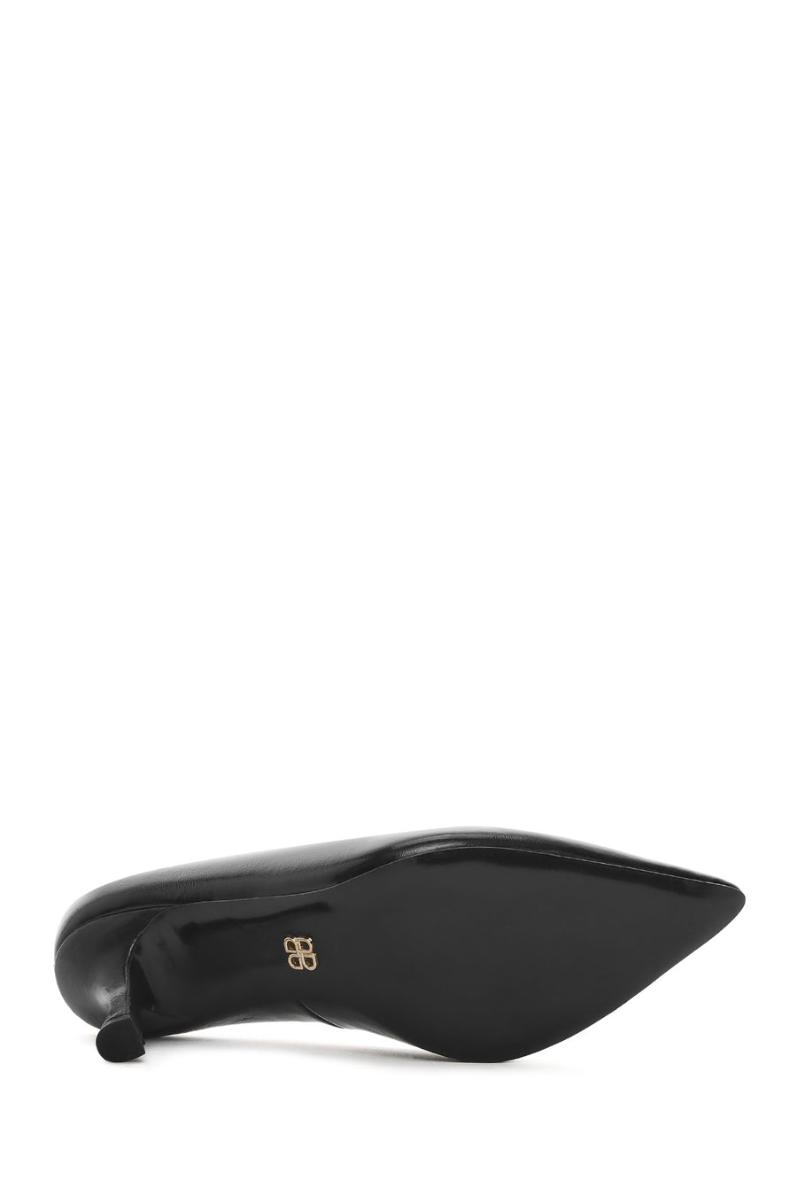 Women's Black Thin Heel Patent Leather Stiletto
