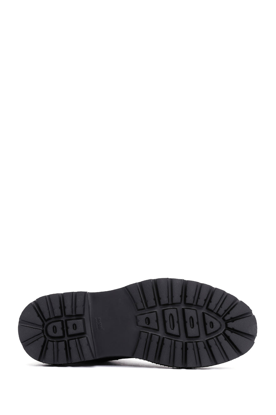 Men's Black Lace-Up Leather Zippered Casual Boots