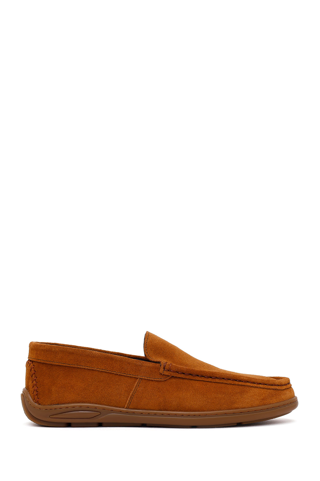 Erkek Taba Süet Deri Casual Loafer