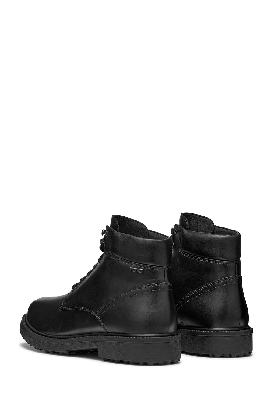Geox Men's Black Lagorai + Grip Abx Laced Waterproof Leather Casual Boots