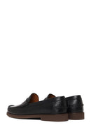 Erkek Siyah Deri Casual Loafer | Derimod