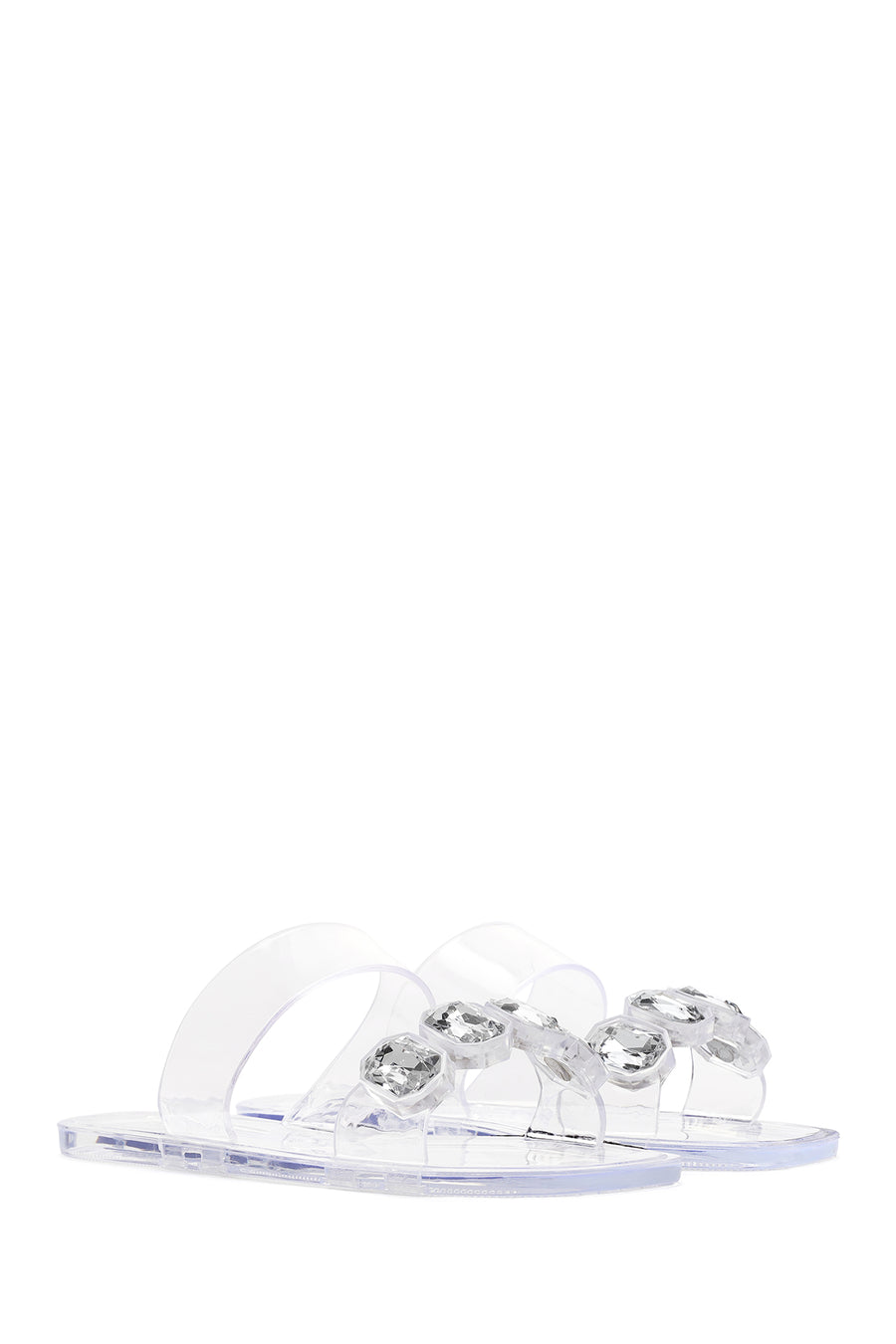 Women's Transparent Jelly Stone Slippers