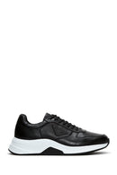 Erkek Siyah Deri Sneaker | Derimod