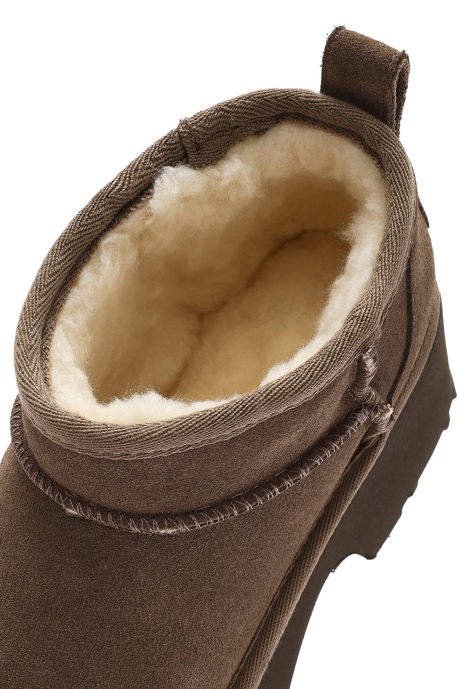 Women's Mink Thick Soled Suede Leather Teddy Boots