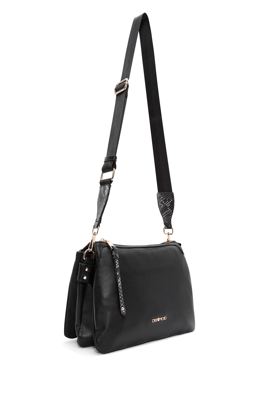 Woman Black Accessory-Detail Crossbody Bag