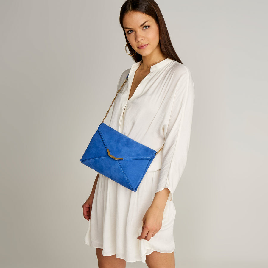 Nubuck Women's Leather Crossbody Bag