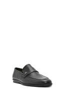 Men's Black Leather Casual Loafer | Derimod
