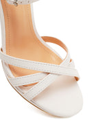 Woman White Ankle-Strap Buckle Thin-Heeled Sandal | Derimod