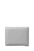 Women's Gray Faux Leather Wallet | Derimod