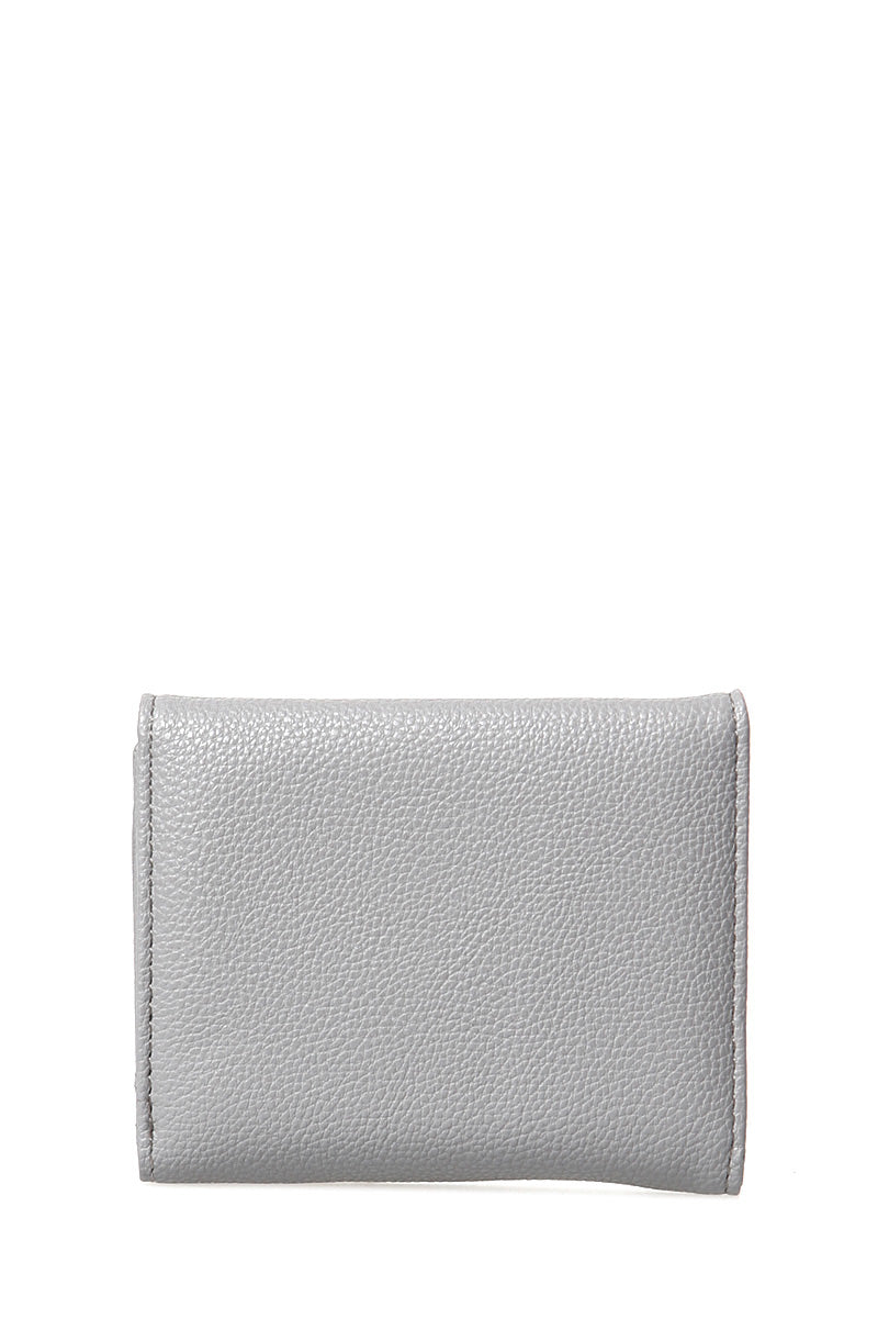 Women's Gray Faux Leather Wallet