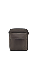 Men's Grey Fabric Messenger Bag | Derimod