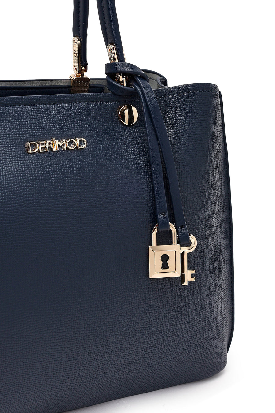 Women's Navy Blue Long Strap Classic Handbag
