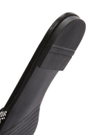 Women's Black Stone Slippers | Derimod