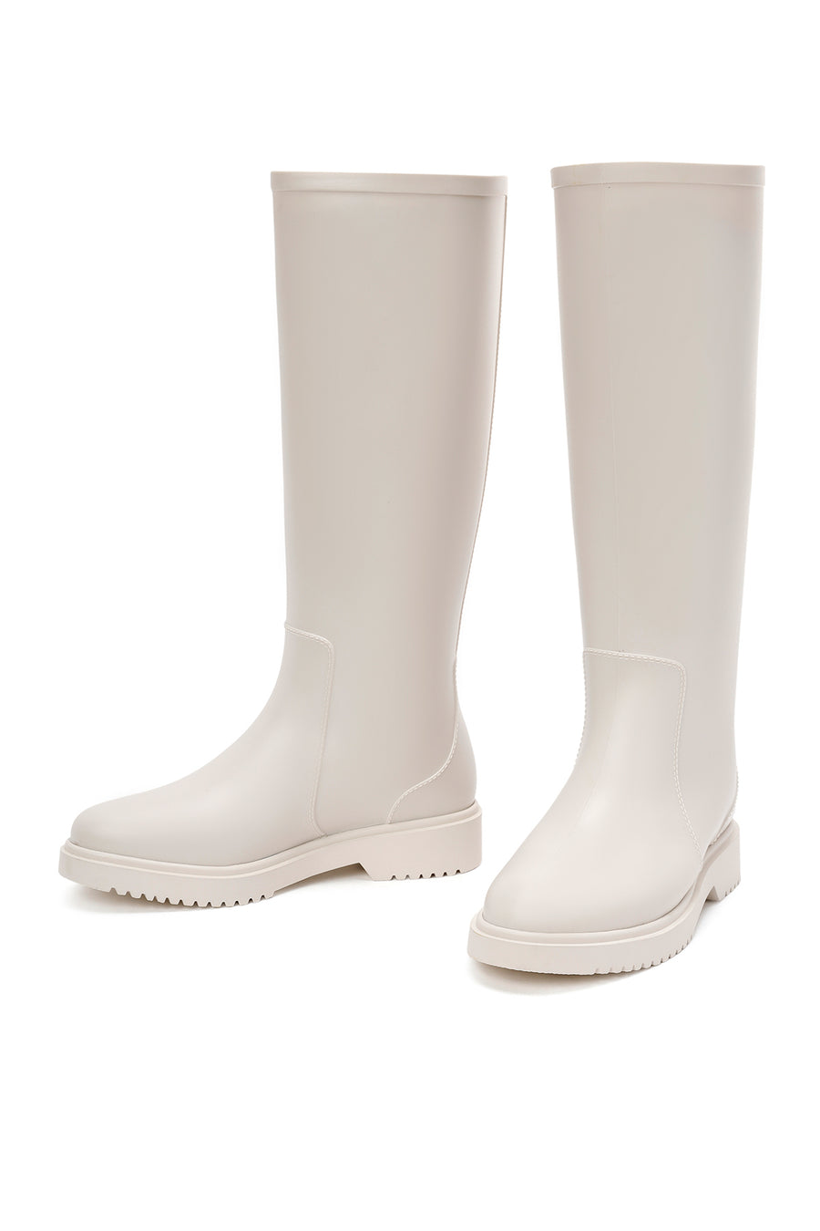 Women's Cream Rain Boots