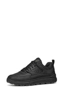 Geox Men's Black U Spherica 4x4 B Abx D Waterproof Leather Sneaker | Derimod
