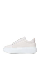 Woman White Lace-Up Chunky Sneaker | Derimod