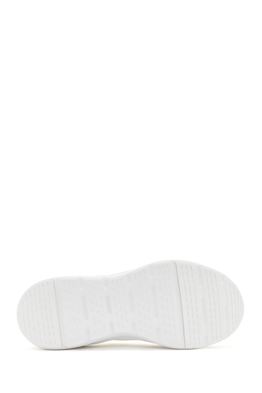 Derimod Zero Women's White Lace-Up Thick Soled Fabric Sneaker