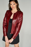 ADELA WOMEN'S LEATHER JACKET | Derimod