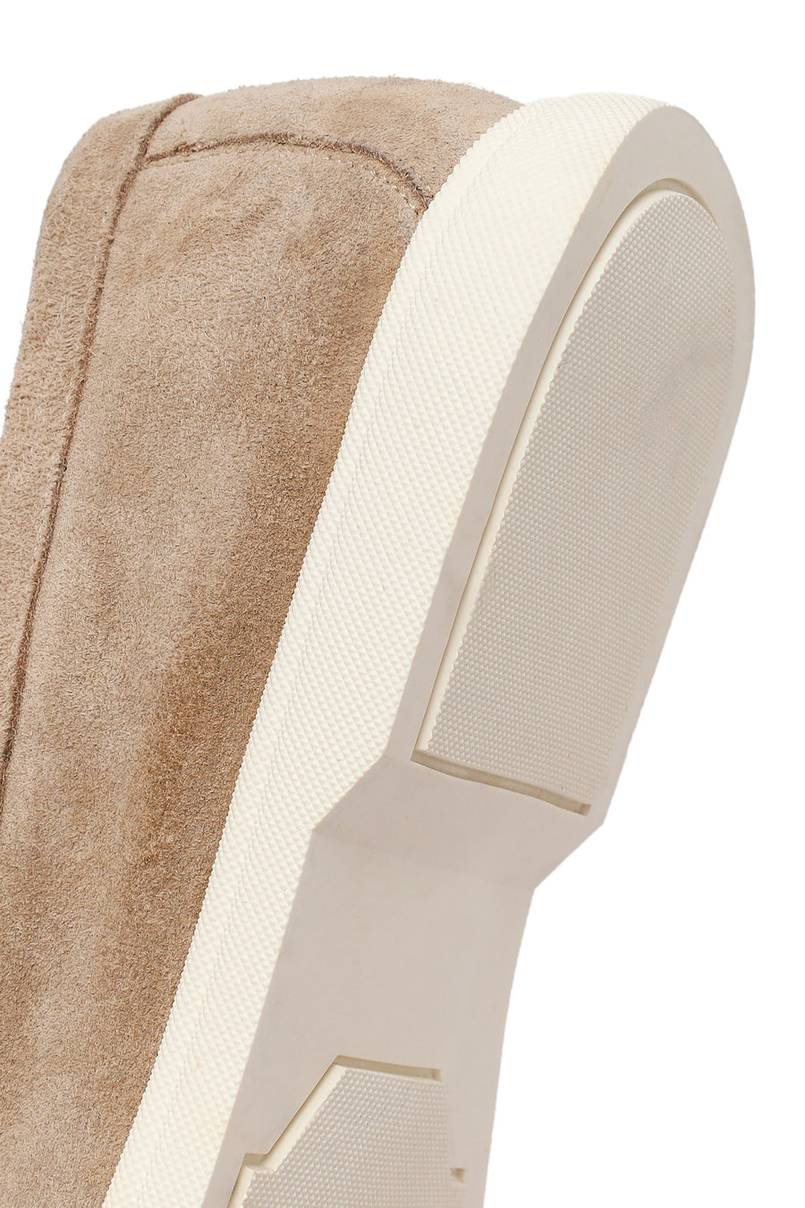 Male Beige Suede Leather Loafers