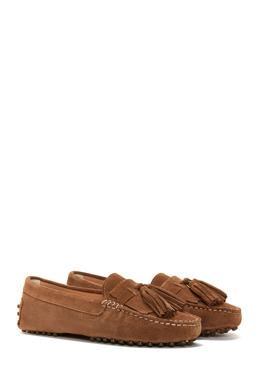 Women's Leather Suede Tassel Loafer