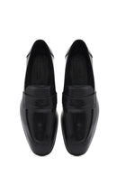 Men's Black Leather Casual Loafer | Derimod