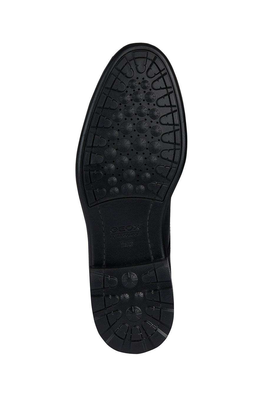 Geox Men's Black Walk Pleasure Lace-up Leather Classic Shoes