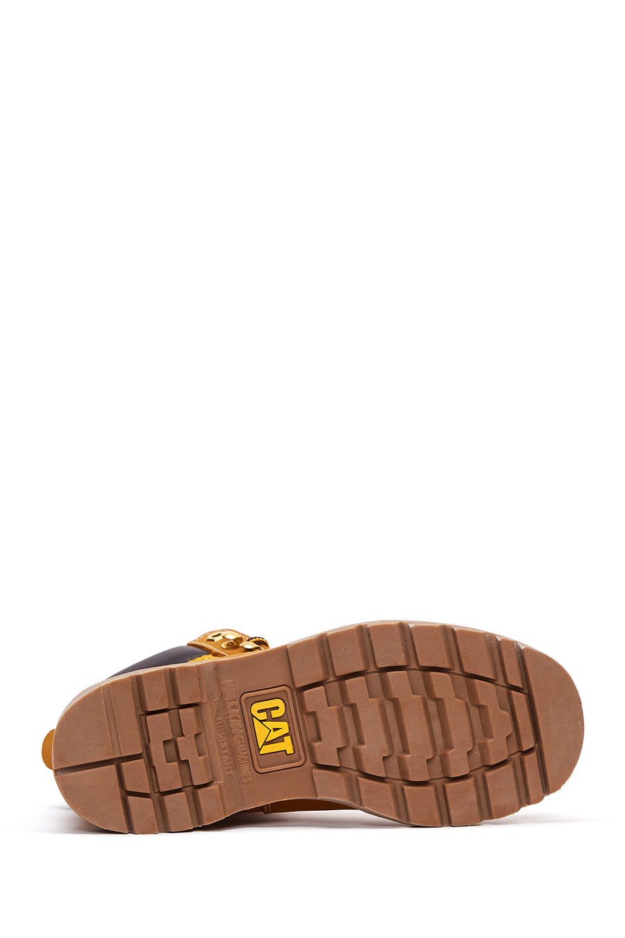 Caterpillar Women's Yellow Nubuck Leather Colorado Boots