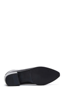 Women's Black Leather Heeled Classic Boots | Derimod