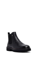 Male Black Leather Chelsea Boots | Derimod