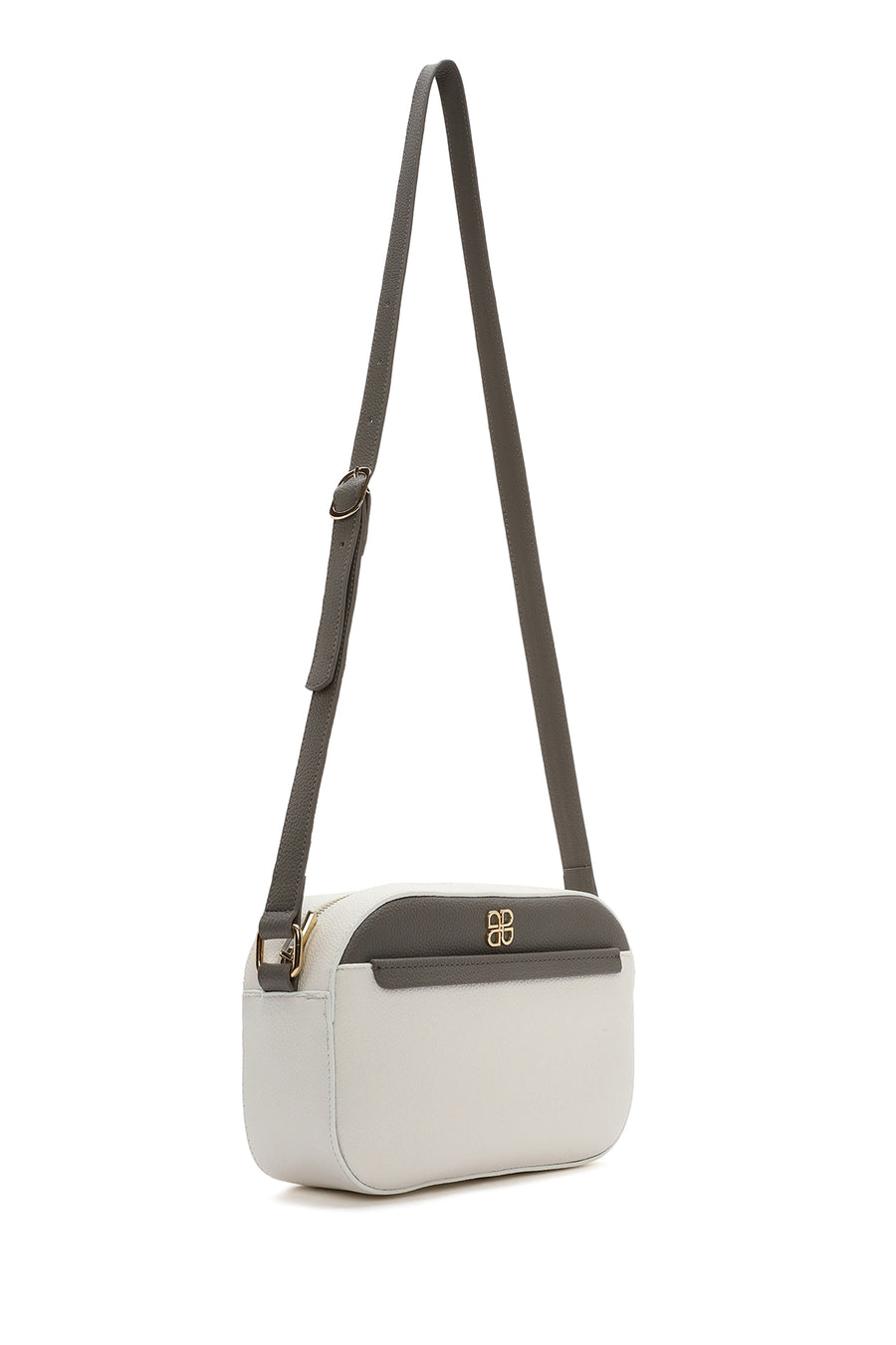 Women's White Long Strap Crossbody Bag