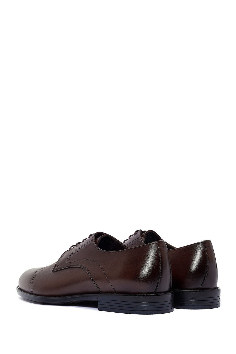 Men's Brown Laced Leather Classic Shoes