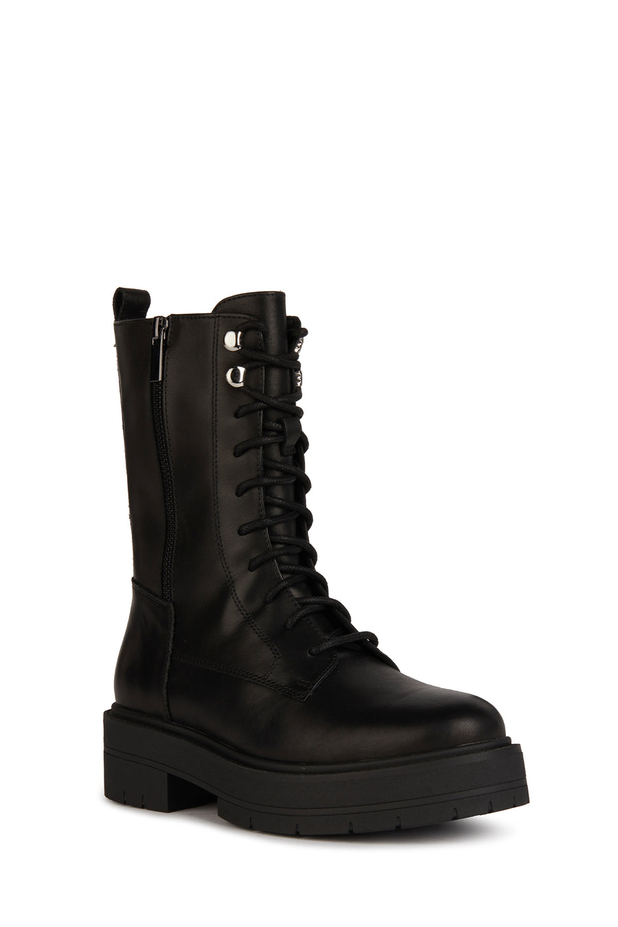 Geox Women's Black Leather Boots