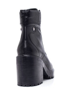 Women's Leather Heeled Boots | Derimod