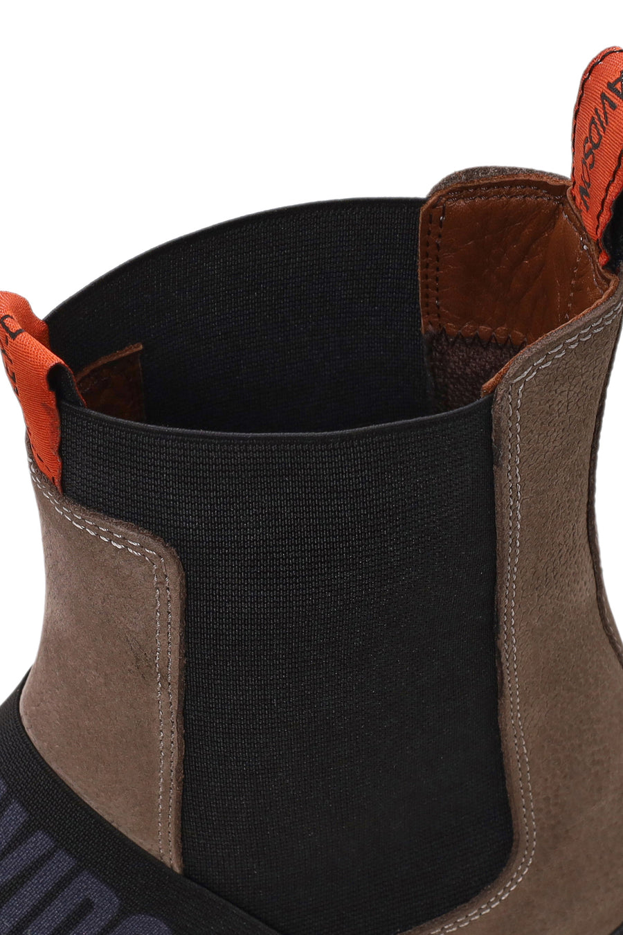 Harley Davidson Woman Mink Nefud Thick-Soled Leather Chelsea Boots