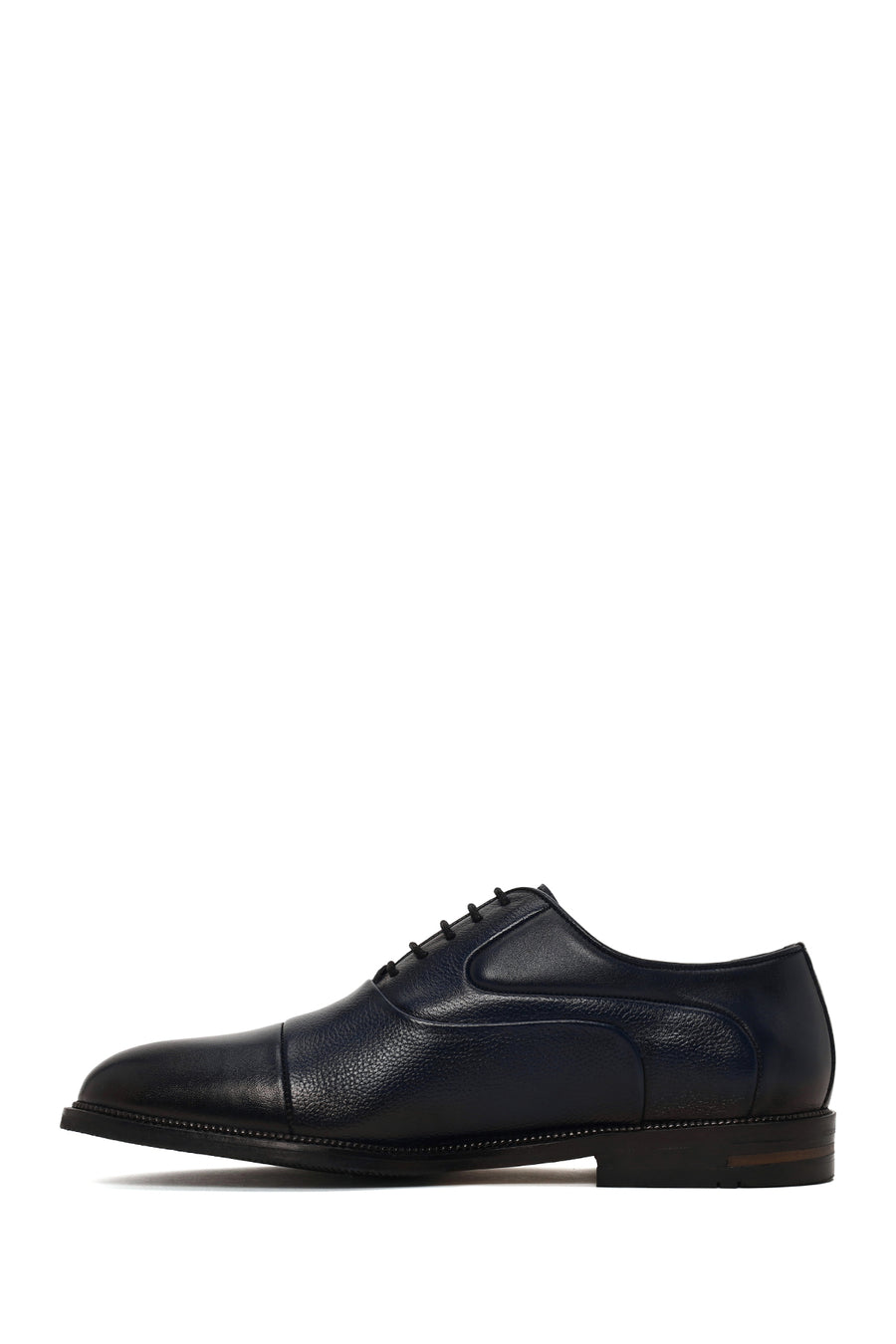 Male Navy Lace-up Leather Casual Shoes