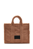 Women's Brown Plush Handbag | Derimod